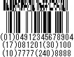 GS1 DataBar-14(GS1 RSS-14)合成シンボルCC-A