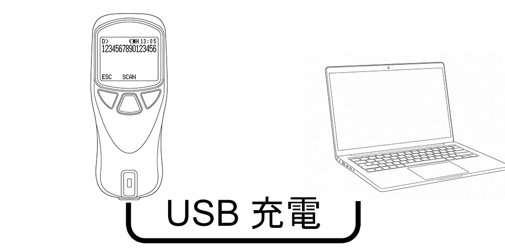 USB充電